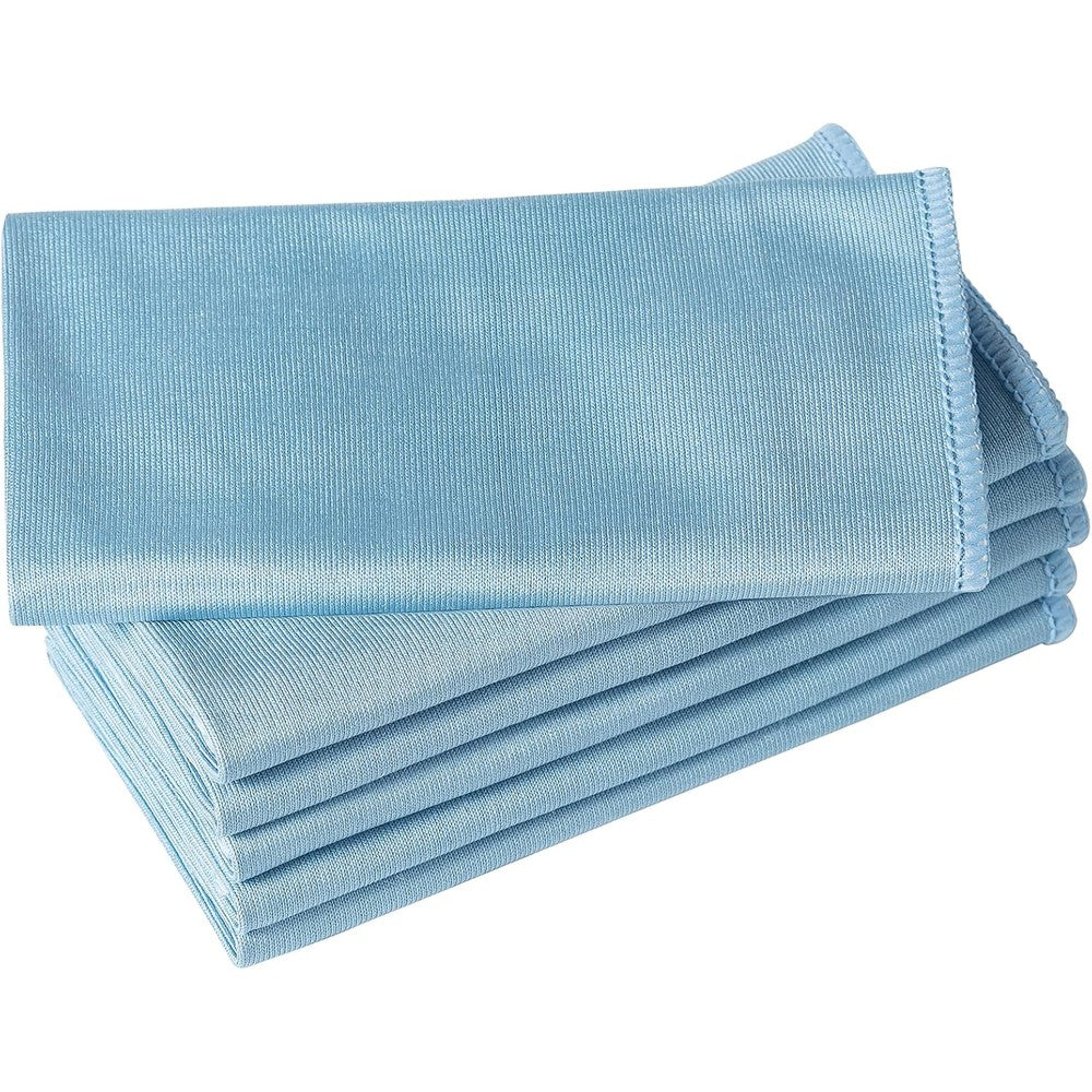 Puomue microfiber glass cleaning cloth 6 pack front view