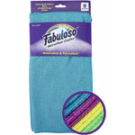 Fabuloso microfiber cleaning cloths front view pack of eight assorted colors
