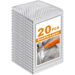 INFICRIME triple layer metal wire dish cloth pack front view displaying silver mesh texture.