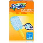 Swiffer Microfibre Dust Cleaner Set front view showing handle and three refills