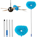 Shri Modeshwari Enterprise ceiling fan cleaner duster blue front view for blade cleaning