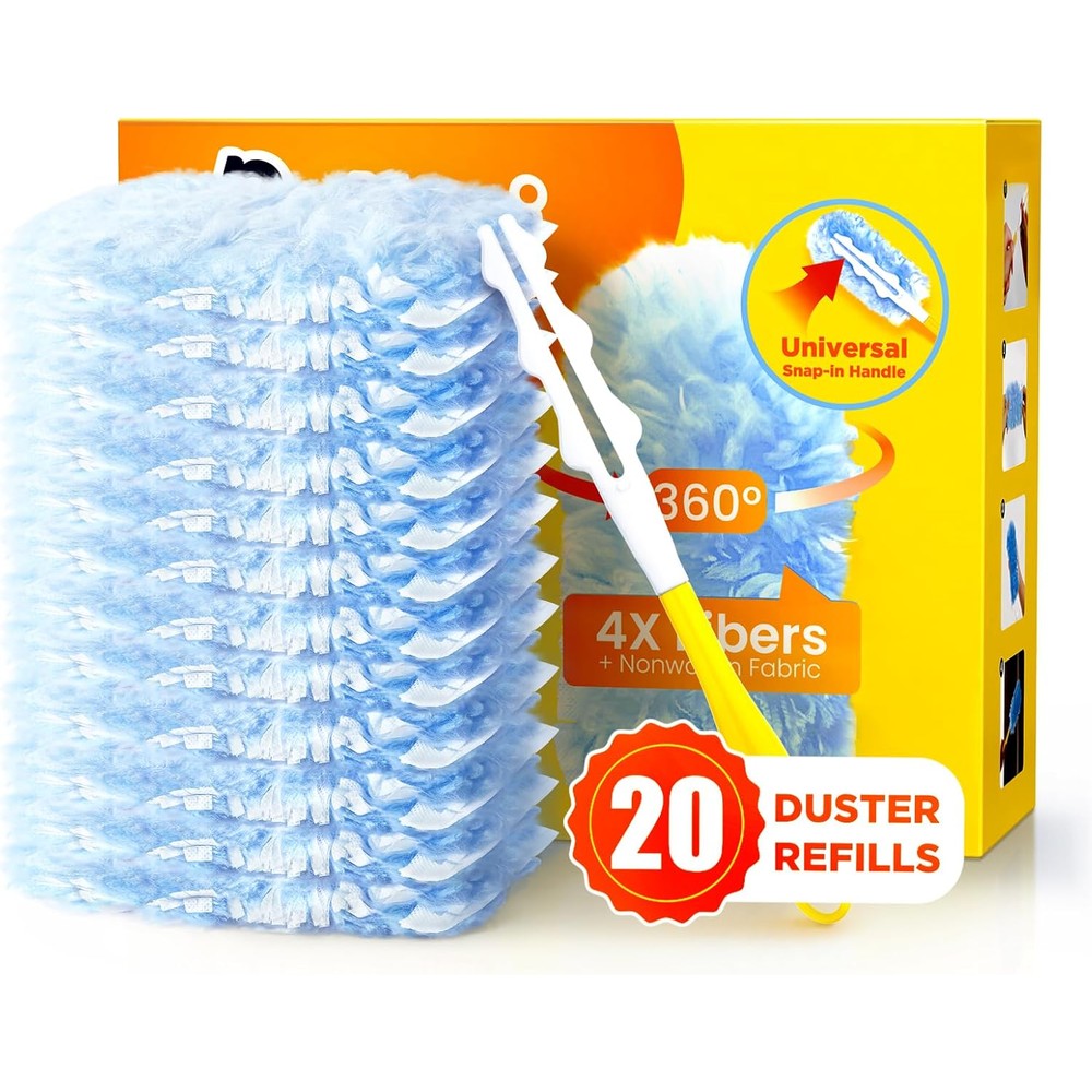 REKOPI heavy duty duster kit front view with blue refills