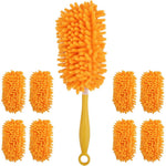 Redones reusable microfiber duster kit front view for home cleaning.