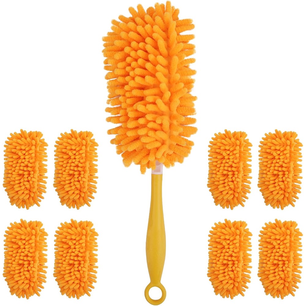 Redones reusable microfiber duster kit front view for home cleaning.