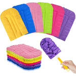 Nicemiya 12 Piece Reusable Duster Refills front view with handle
