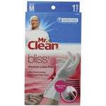 Mr. Clean Premium Latex-Free Gloves Bliss Medium Size front view of package.