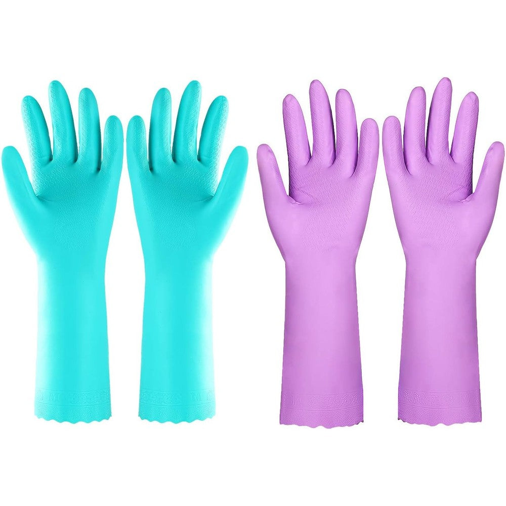 Elgood Reusable Dishwashing Cleaning Gloves front view for kitchen safety.