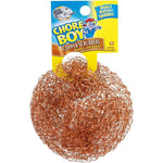 Chore Boy Ultimate Copper Scouring Pad front view pure copper kitchen scrubber