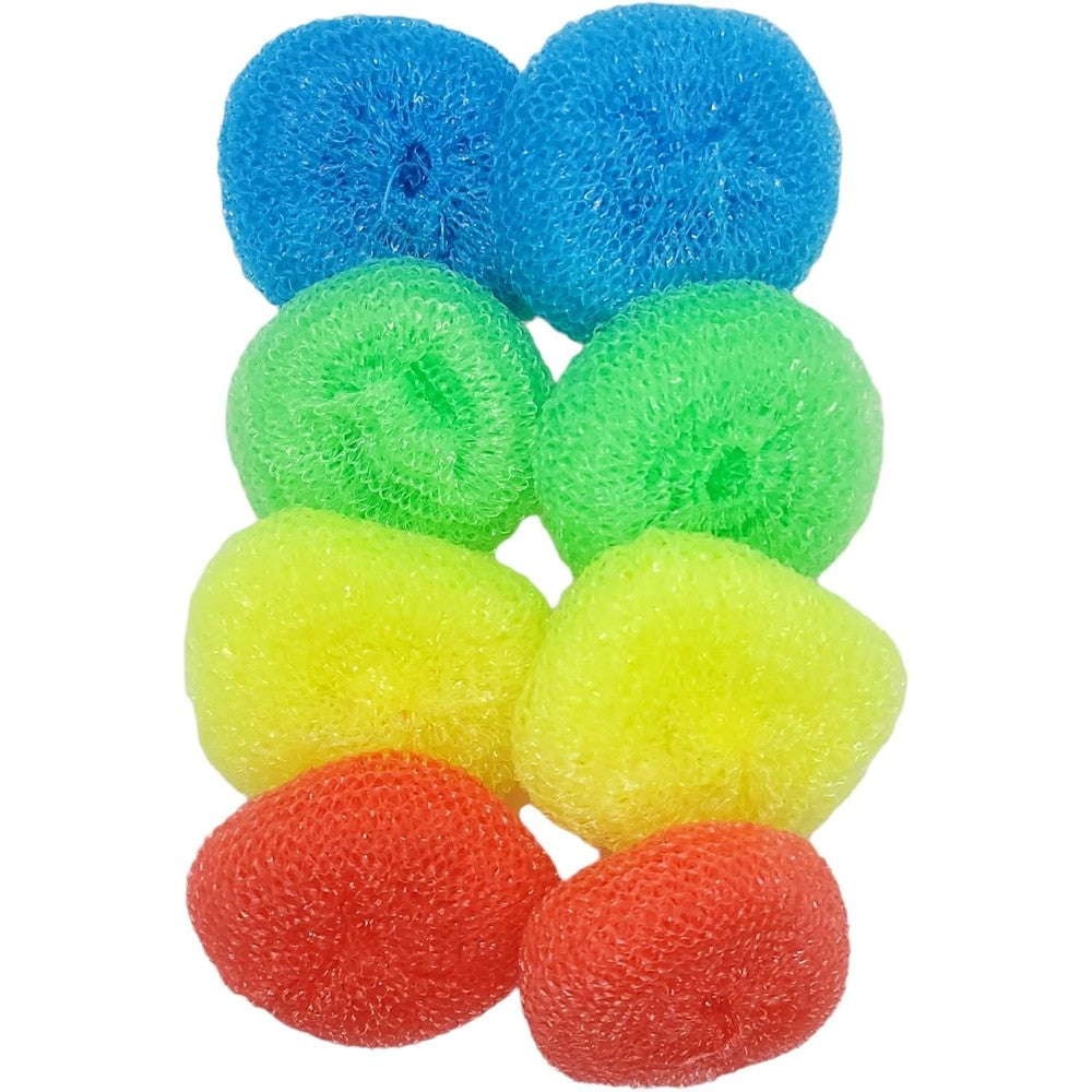 Handy Housewares non-scratch nylon scouring pads 8-pack set front view