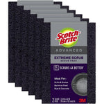Scotch-Brite Advanced Extreme Scrub Scour Pad front view heavy duty cleaning tool.