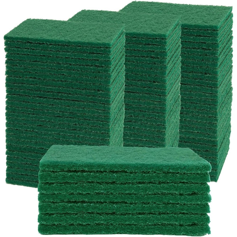 YoleShy scouring pad forty count box front view showing green kitchen scrubbers