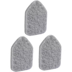 CLEANHOME Scouring Pads 3 Pieces front view refill pack