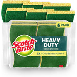 Scotch-Brite Heavy Duty Scrub Sponge front view for kitchen cleaning.