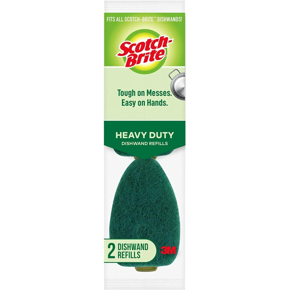 Scotch-Brite Heavy Duty Dishwand Refills front view pack of two