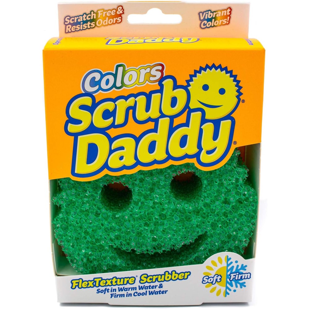 Scrub Daddy Sponge Color front view authentic scratch free scrubber