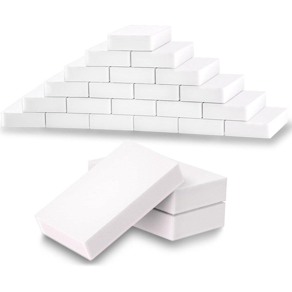 SmilePowo Extra Large Eraser Sponge 50 pack retail packaging front view showcasing thick foam cleaning pads.