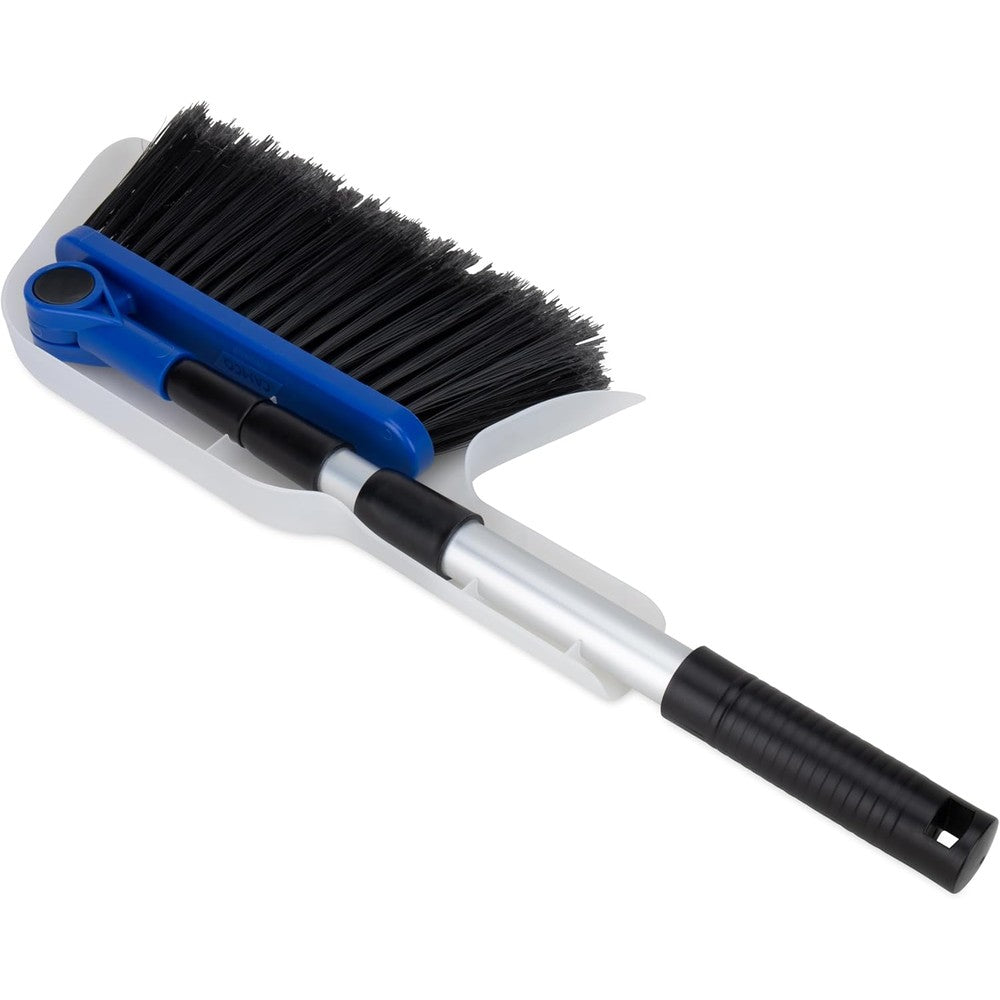 Camco Adjustable Broom and Dustpan front view of telescoping cleaning set.