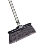 Fuller Brush Black Kitchen Broom front view with fine black bristles.