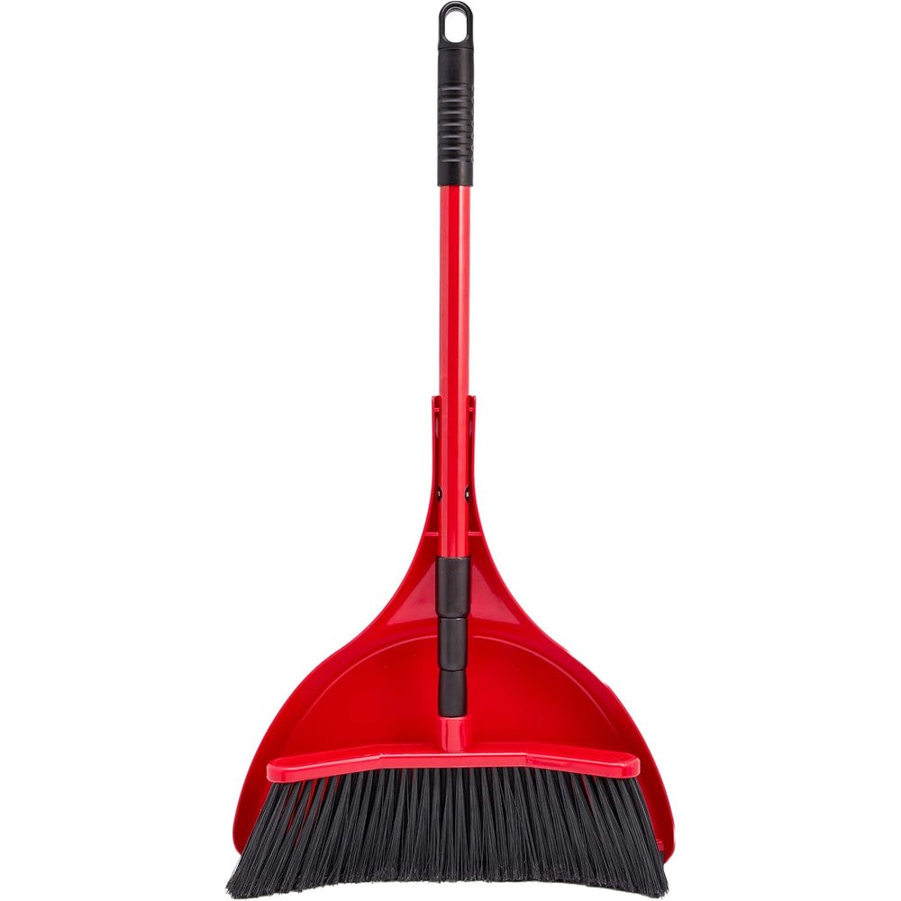 Da Vinci Curved Angle Broom and Dustpan Combo front view for efficient floor cleaning.