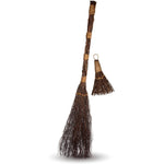 Nautical Crush Trading Cinnamon Scented Broom Combo front view showing large and mini sizes.