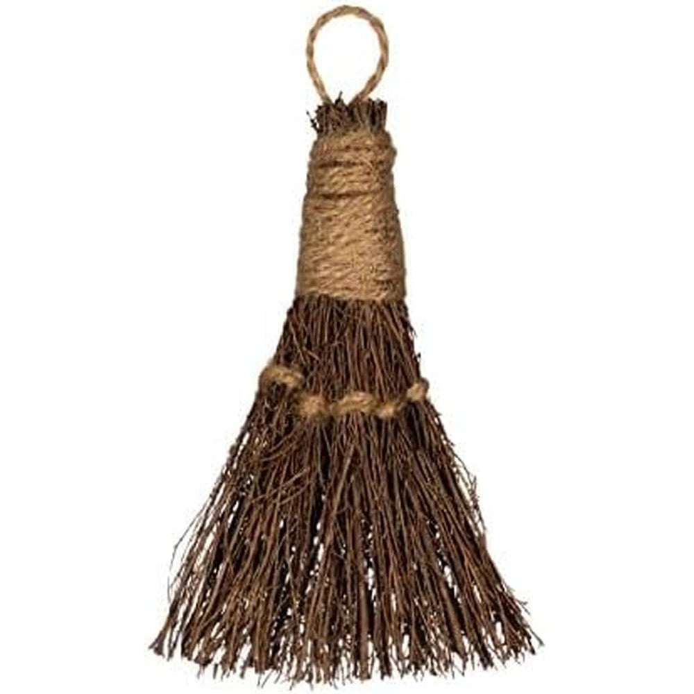Nautical Crush Trading Cinnamon Scented Mini Broomstick front view for home decor.