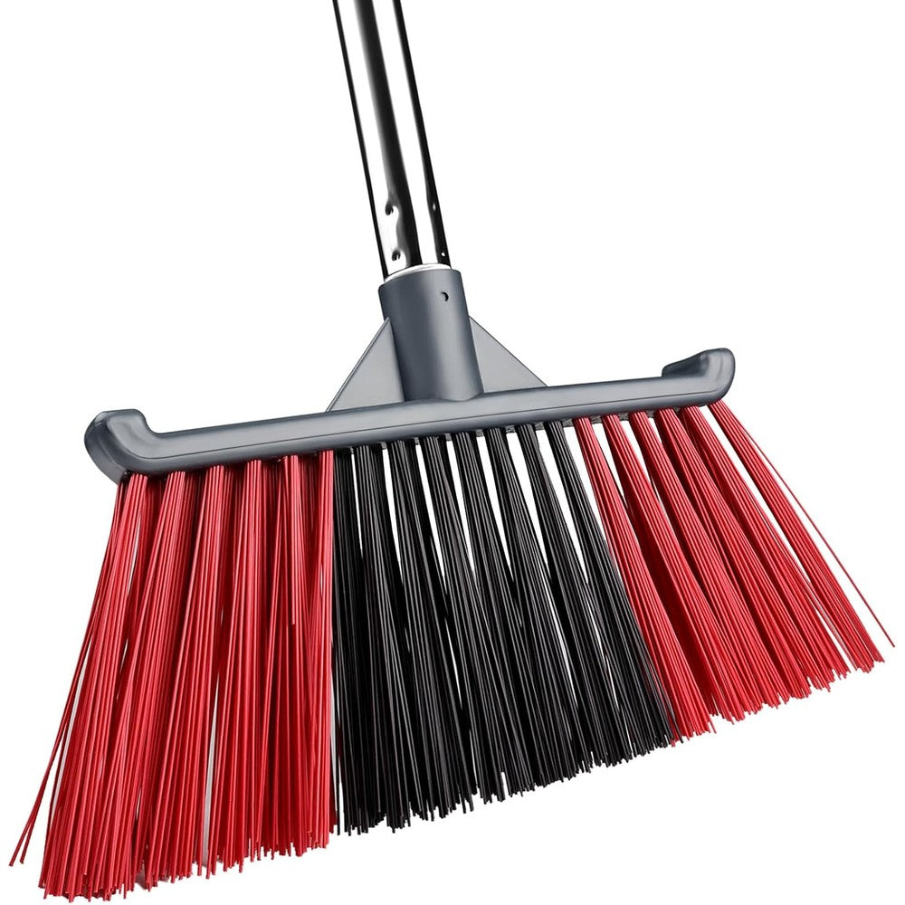 Zthluyc heavy duty outdoor broom front view for patio cleaning
