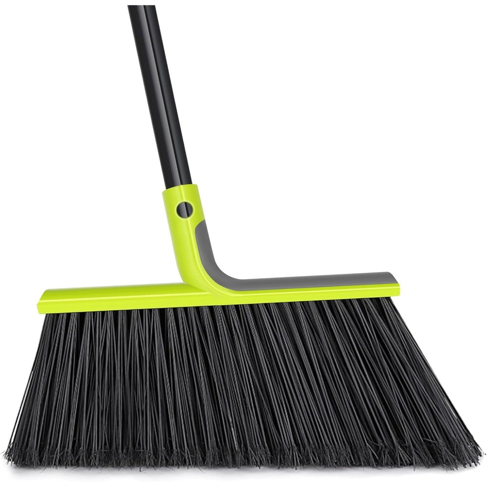 TidyBliss Outdoor Broom Heavy Duty front view for commercial patio cleaning.