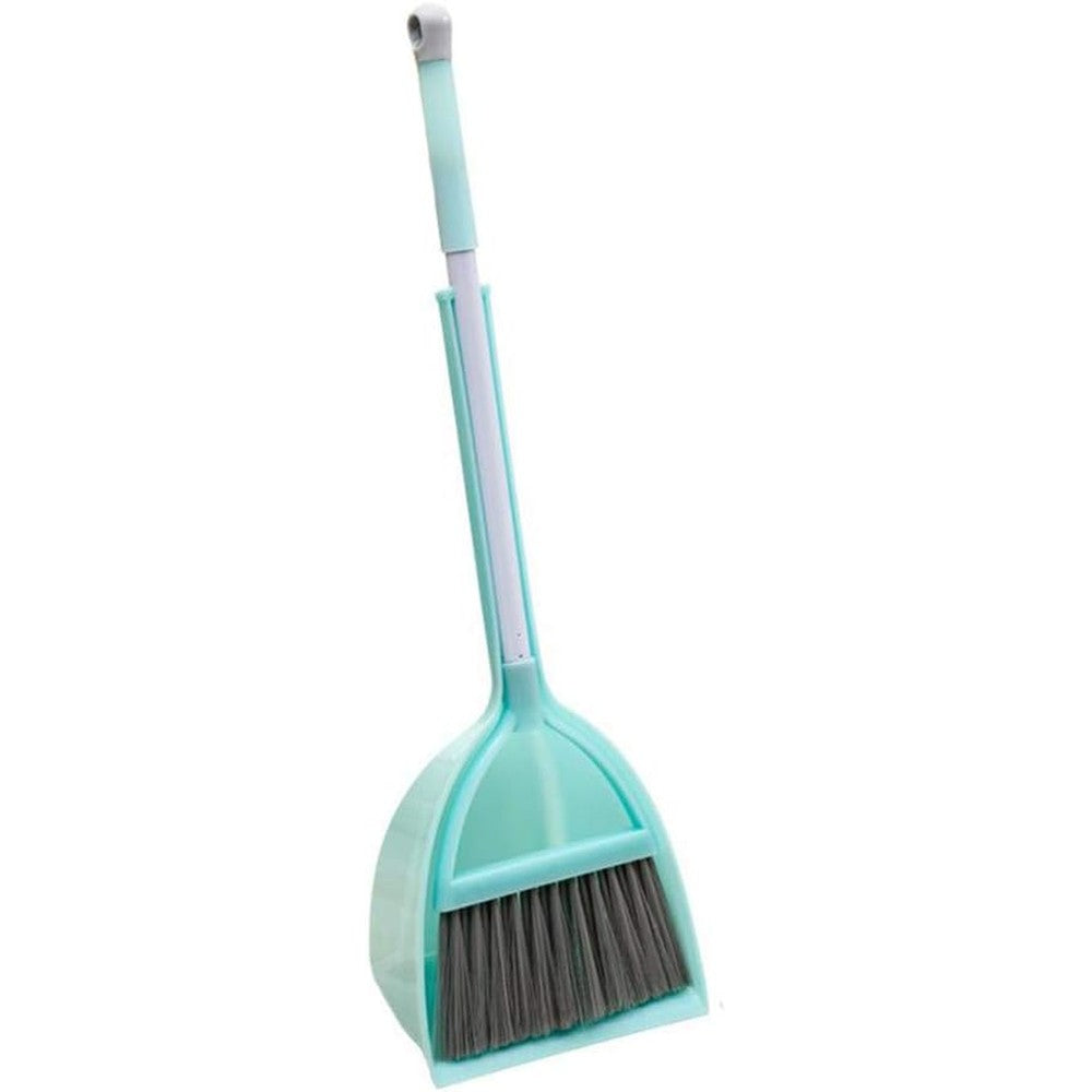 MAYEV Xifando Mini Broom and Dustpan Set for Kids front view for toddler cleaning.