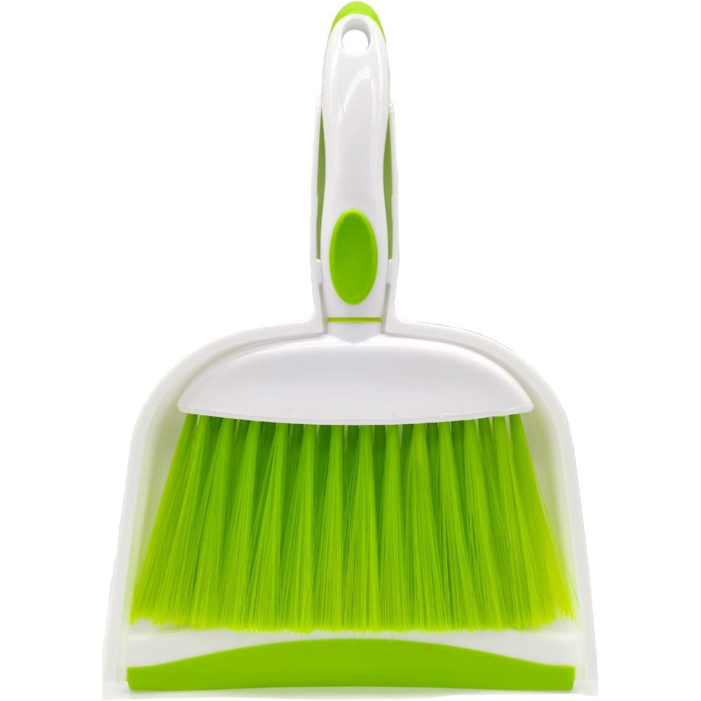 BSMstone Mini Broom and Dustpan Set front view for desk cleaning.