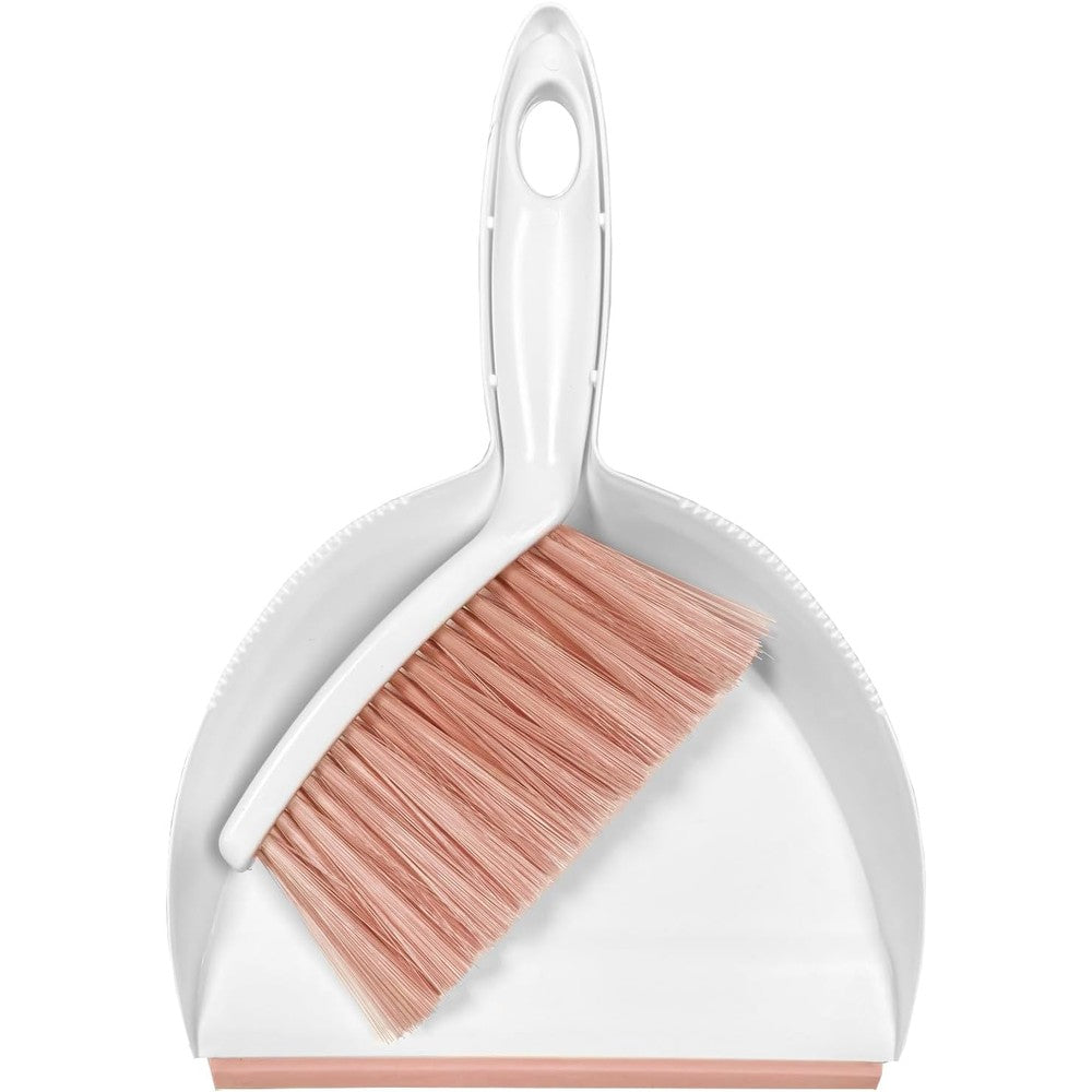 NBGYTECH mini broom and dustpan set in pink color