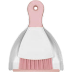 BSMstone mini broom and dustpan set in pink front view