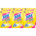 S.O.S Clean 'n Toss Steel Wool Soap Pads front packaging 15 count box.