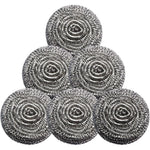 GUEICN Stainless Steel Scrubber 12 pack front view for kitchen cleaning