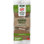 Scotch-Brite Greener Clean Non-Scratch Dishwand Refills front view 3 pack