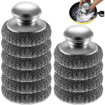 Nxppyy steel wool scrubber set front view