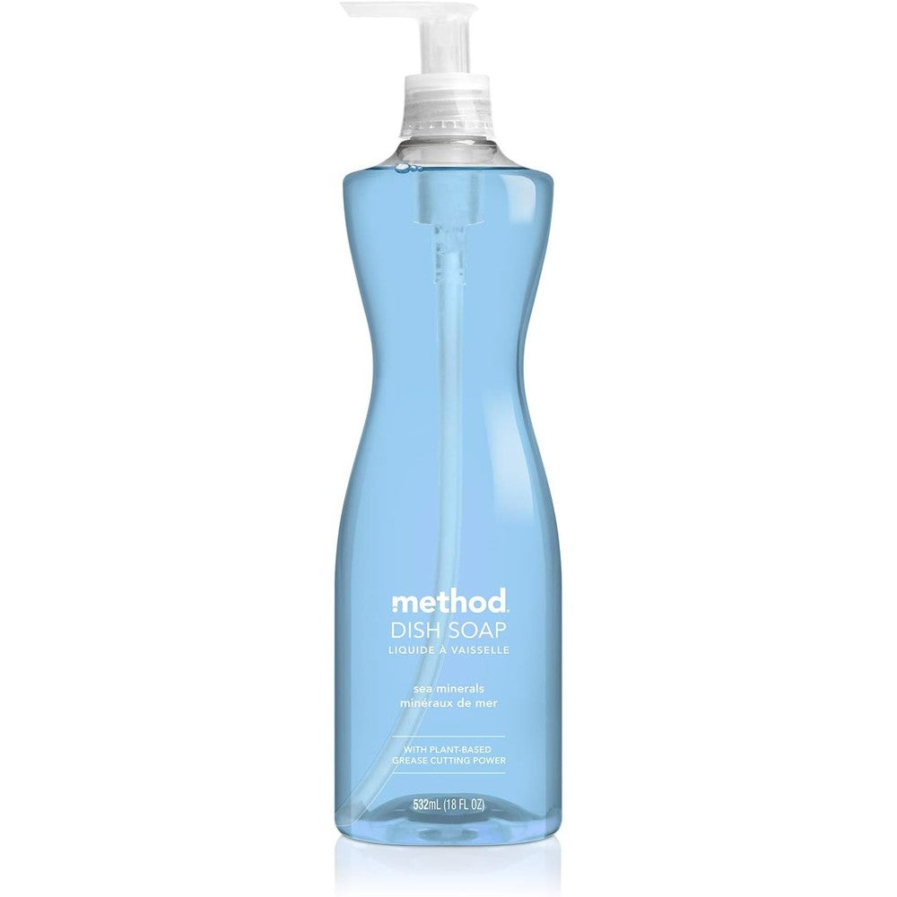 Method Sea Minerals Dish Soap 18 ounce pump bottle front view