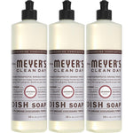 Mrs. Meyer's Clean Day Lavender Liquid Dish Soap front view imported dishwashing liquid.