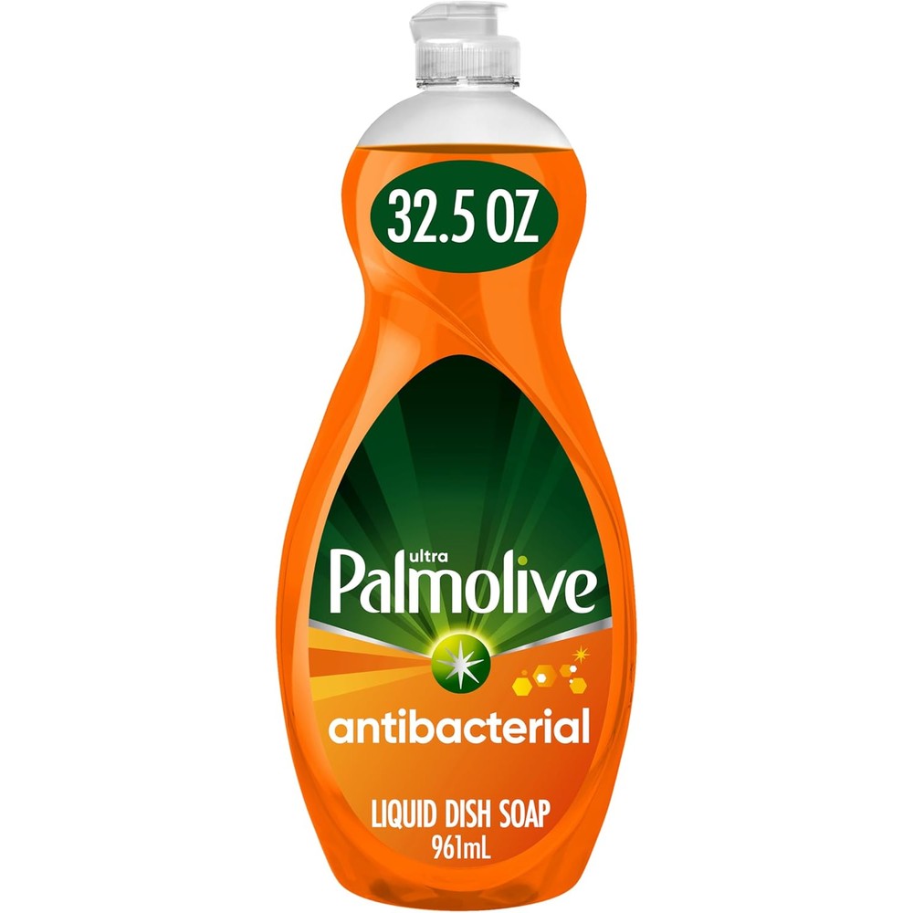 Palmolive Ultra Dish Liquid, Orange, Antibacterial, 32.5 Fl Oz (Pack of 1)
