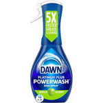 Dawn Platinum Powerwash Dish Spray 16 ounce bottle front view for grease cleaning.