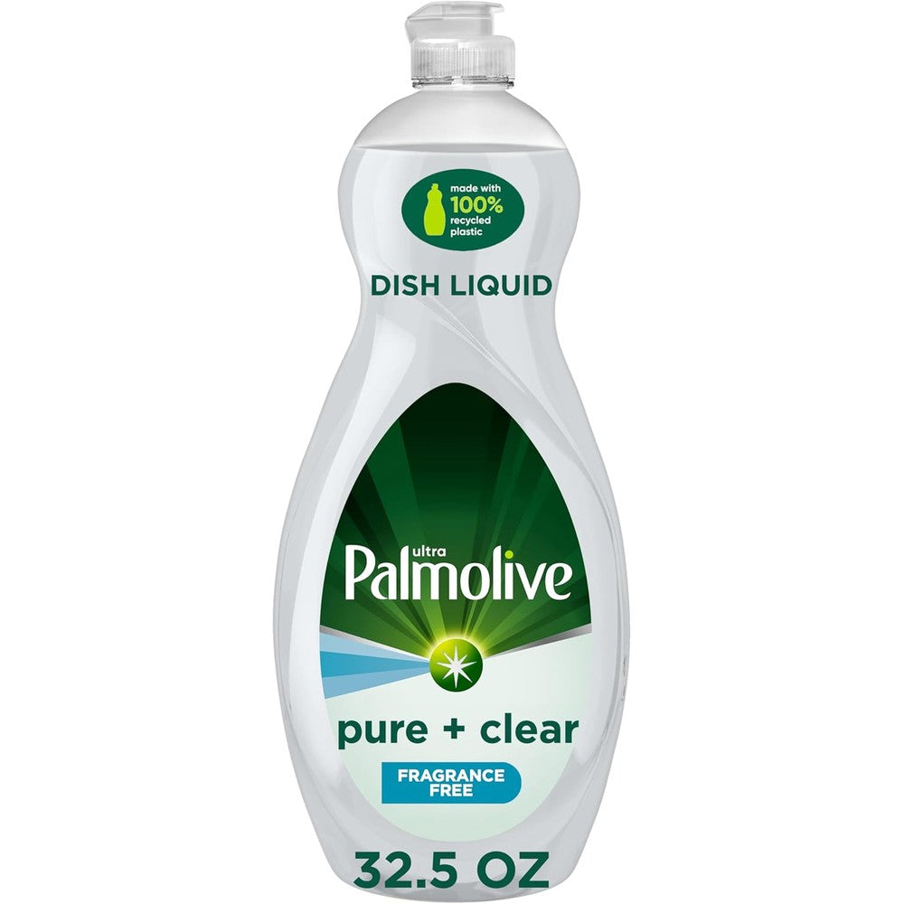 Palmolive Ultra Pure + Clear Fragrance Free Dish Soap front view authentic import
