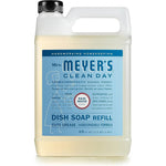 Mrs. Meyer's Clean Day Rain Water dish soap refill bottle front view
