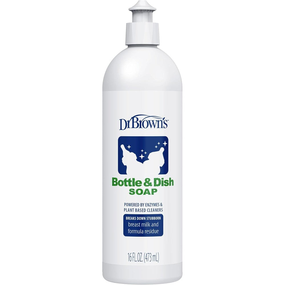 Dr. Brown's Bottle and Dish Soap 16 fluid ounce front view
