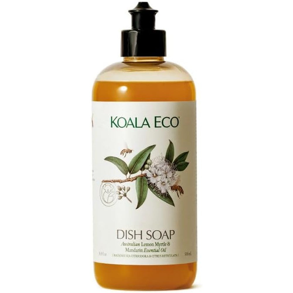 Koala Eco Natural Dish Soap bottle front view with essential oil scent