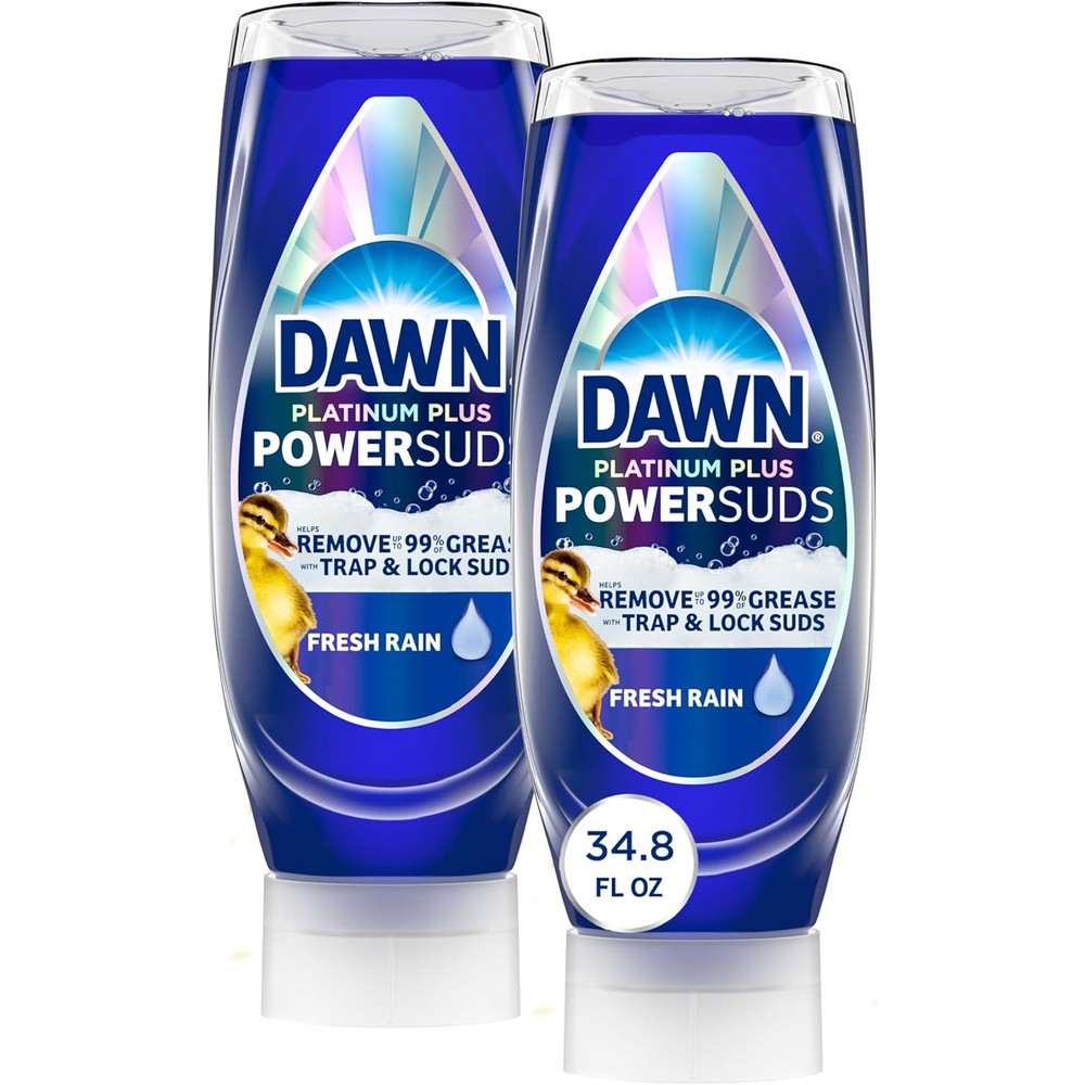 Dawn Platinum Plus PowerSuds EZ-Squeeze two pack bundle front view