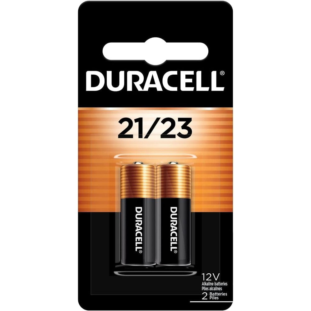 Duracell 12 Volt Alkaline Alarm Remote Battery MN21 / A23 2 Pack