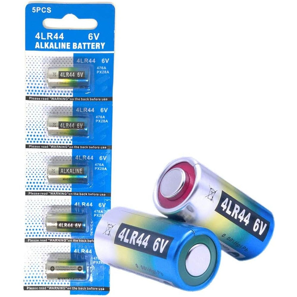 Cotchear 5Count 4LR44 / 476A / PX28A / A544 / K28A / L1325 Battery 6V Alkaline BatteriesHigh Capacity for Dog Collars