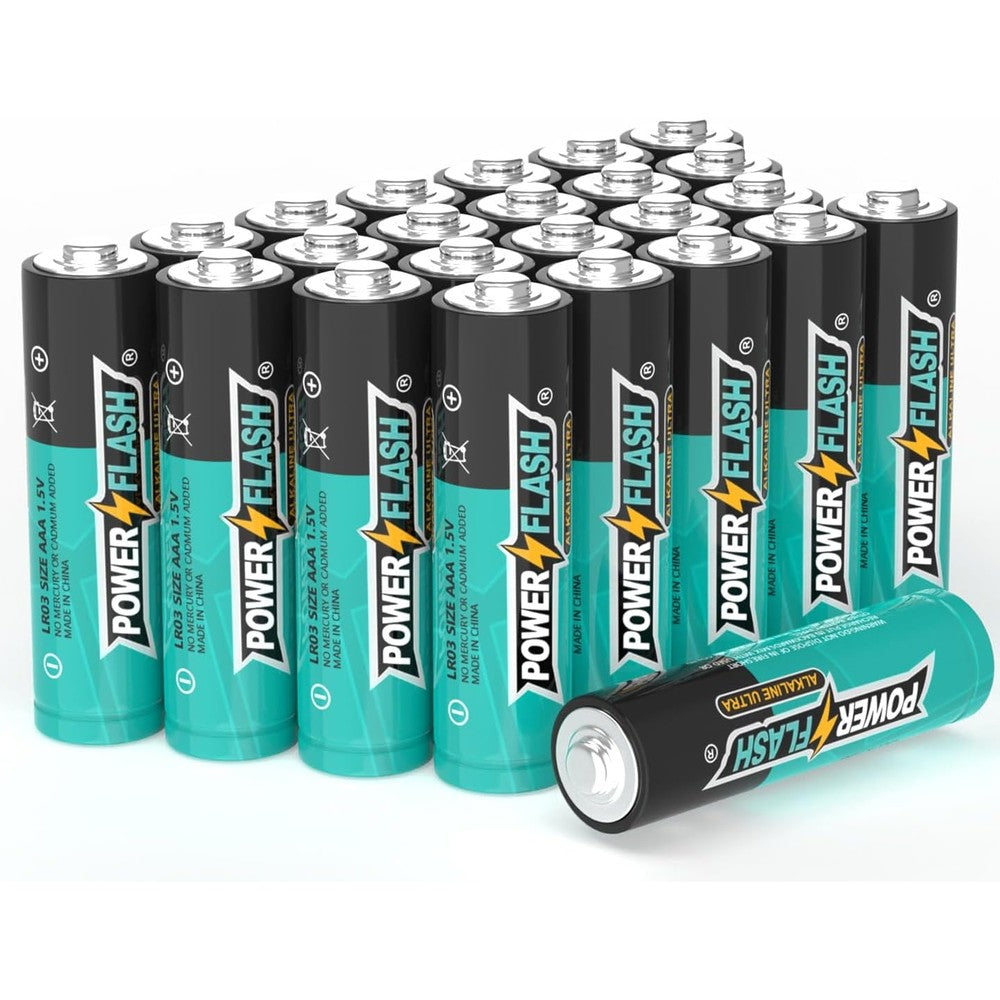 AAA Batteries 24 Pack (with New Life Date) Long Lasting Triple Batteries, 1.5V Batteries, Shelf Life of 10 Years, Leak Proof, Release Natural Discharge AAA Batteries
