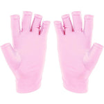 Sunuv LED gloves for gel nails front view pink