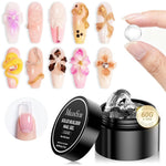 MelodySusie Solid Builder Nail Gel 60ml jar front view for professional nail art