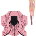 Yingjee 100pcs acrylic nail forms front view packaging